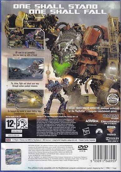 Transformers Revenge of the Fallen - PS2 (B Grade) (Genbrug)